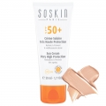 ضد آفتاب SPF50 رنگی بژ روشن ساسکین 